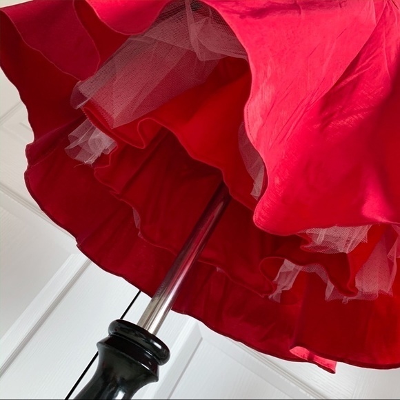 Blondie Nites Textured Satin One Shoulder Dress - Picture 5 of 8